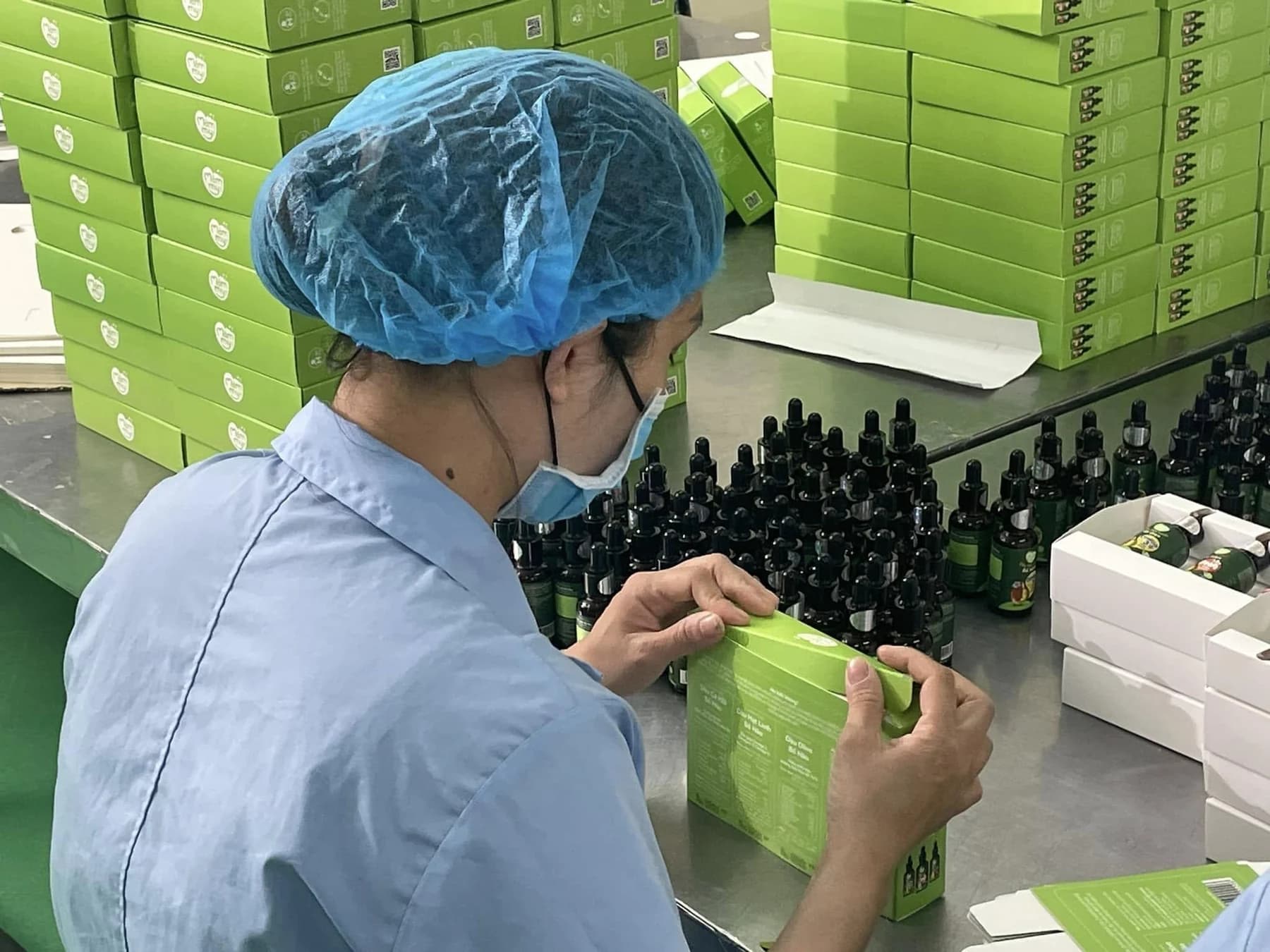 Mămmy manufacturing and packing line