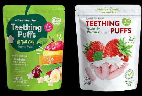 Mămmy Baby Puffs in pouches