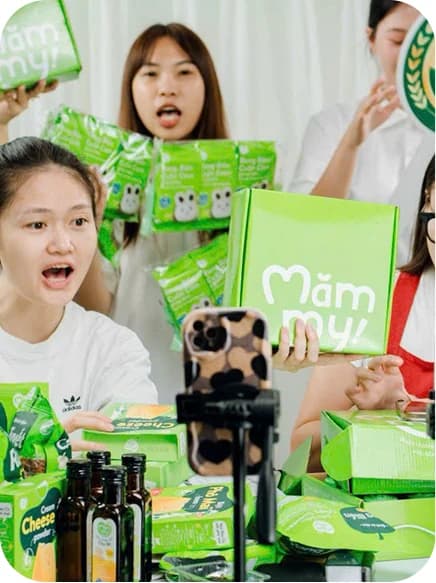 Mămmy in-store display, livestream and retail launch campaigns
